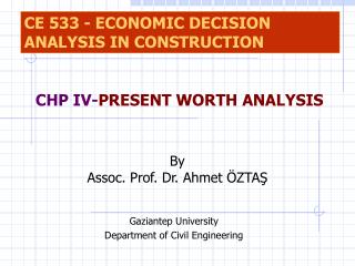 By Assoc. Prof. Dr. Ahmet ÖZTAŞ