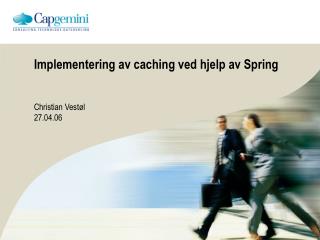 Implementering av caching ved hjelp av Spring