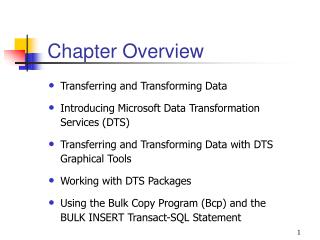 Chapter Overview