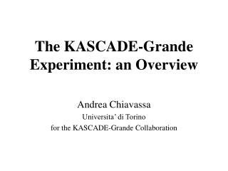 The KASCADE-Grande Experiment: an Overview