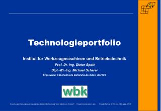 Technologieportfolio