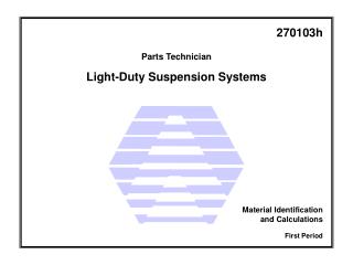 Figure 1 - Forces that act on the suspension system.