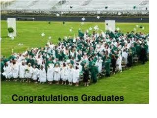 Congratulations Graduates