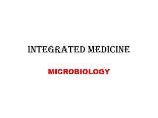 INTEGRATED MEDICINE