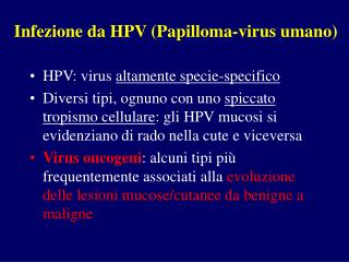 Infezione da HPV (Papilloma-virus umano)