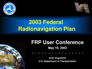 2003 Federal Radionavigation Plan