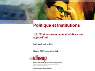 Prof. Andreas Ladner Master PMP automne 2011