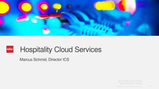 Hospitality Cloud Services