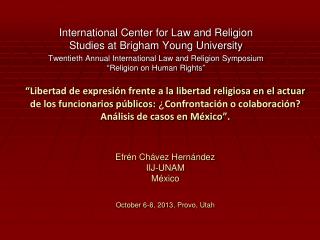 International Center for Law and Religion Studies at Brigham Young University