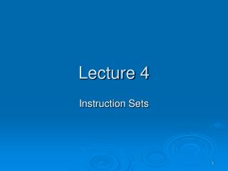 Lecture 4