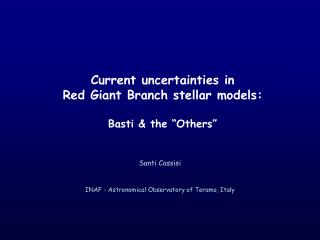 Current uncertainties in Red Giant Branch stellar models: Basti &amp; the “Others”