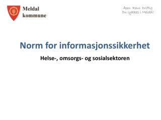 Norm for informasjonssikkerhet