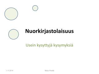 Nuorkirjastolaisuus