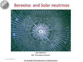 Borexino and Solar neutrinos