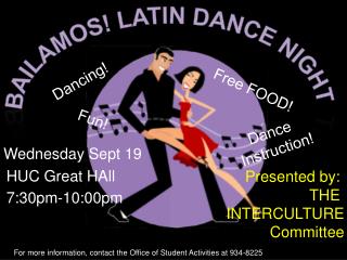 Bailamos ! Latin Dance Night