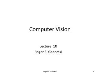 Computer Vision