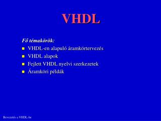 VHDL