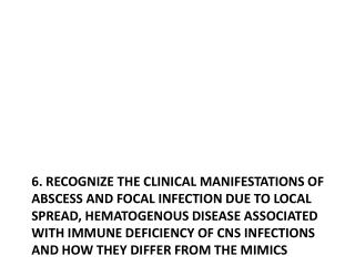 CNS Infection