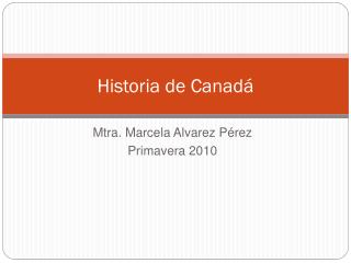 Historia de Canadá