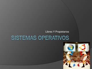 Sistemas Operativos