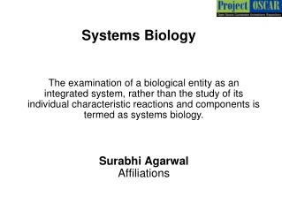 Systems Biology