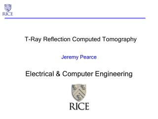 T-Ray Reflection Computed Tomography