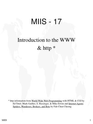 MIIS - 17