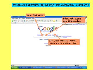 TESTUAN JARTZEKO IRUDI EDO GIF ANIMATUA AUKERATU