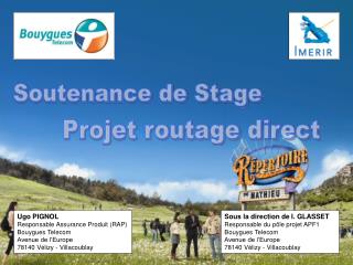 Soutenance de Stage