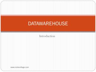 DATAWAREHOUSE