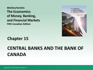 Central Banks and the Bank of Canada