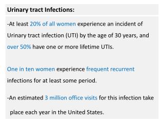 Urinary tract Infections: