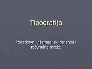 Tipografija