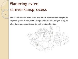 Planering av en samverkansprocess