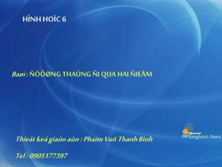 HÌNH HOÏC 6