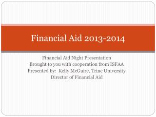Financial Aid 2013-2014