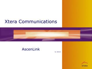 Xtera Communications