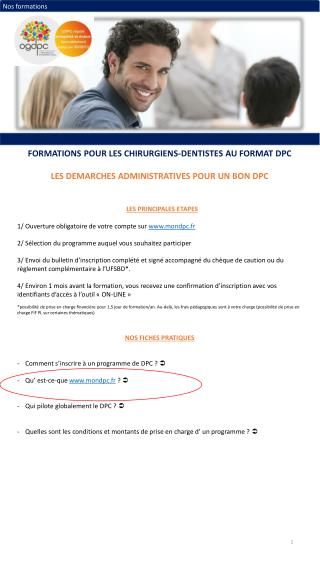 Nos formations