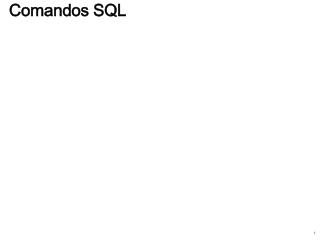 Comandos SQL