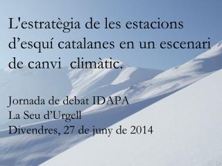 Els efectes del canvi climàtic