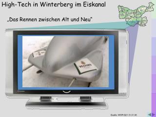 High-Tech in Winterberg im Eiskanal