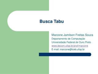 Busca Tabu
