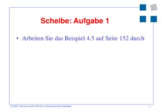 Scheibe: Aufgabe 1