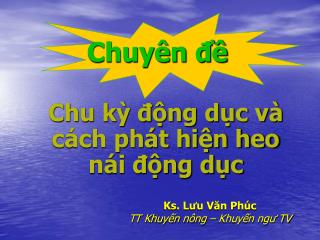 Chuyên đề