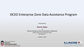 DCEO Enterprise Zone Data Assistance Program