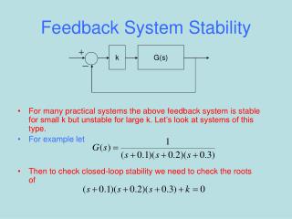 Feedback System Stability