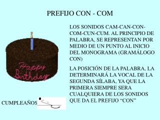 PREFIJO CON - COM