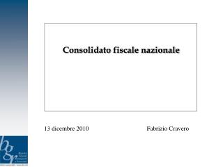 Consolidato fiscale nazionale
