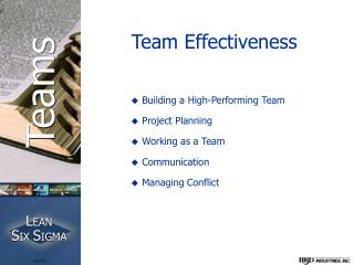 Team Effectiveness