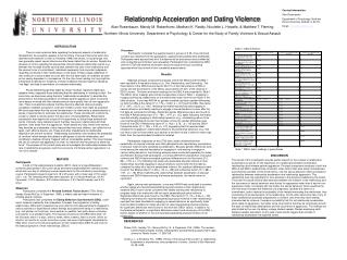 Relationship Acceleration and Dating Violence